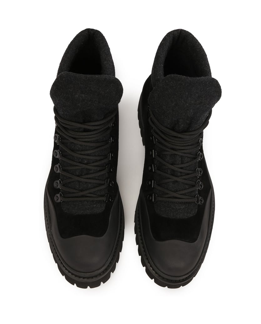 Kazar-Lace-up-suede-boots-černá