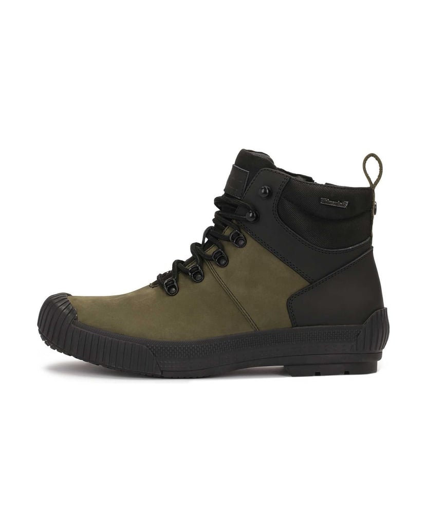 Kazar-Combination-material-boots-olivová