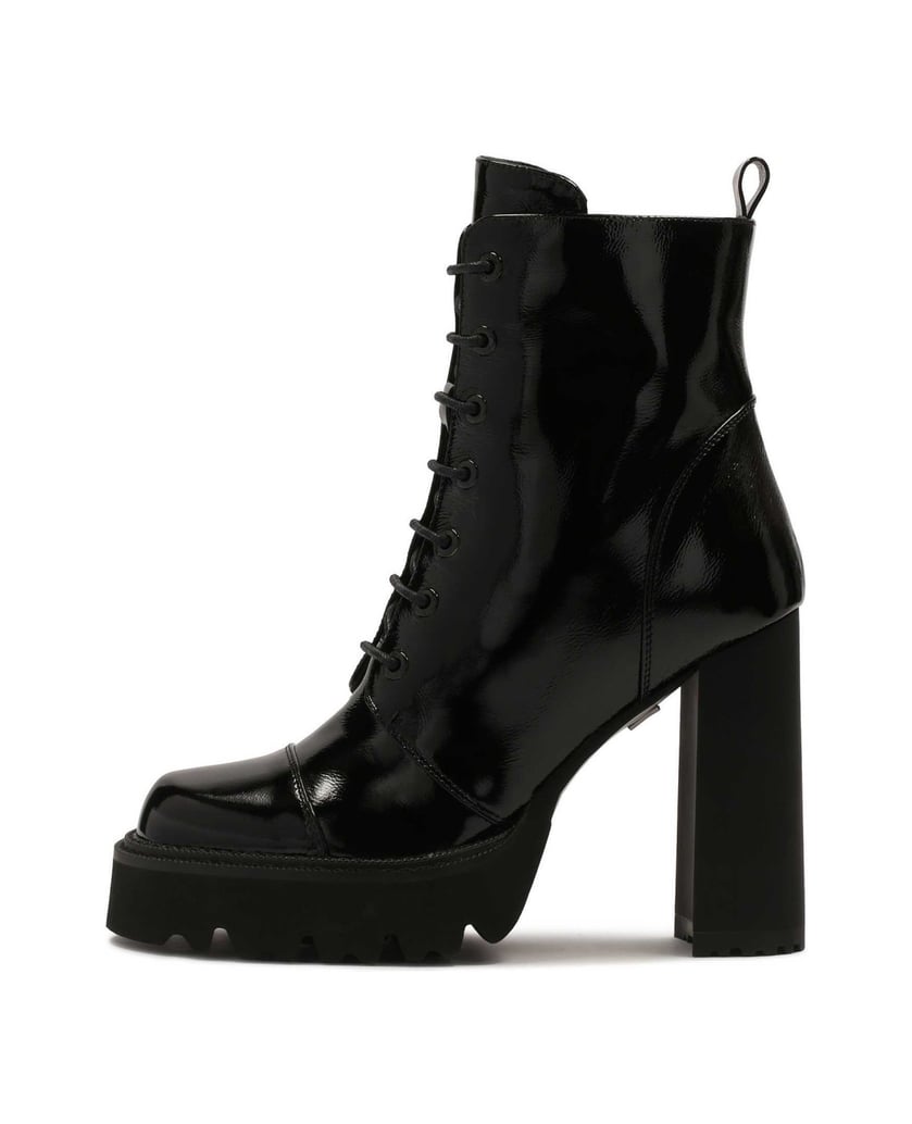 Kazar-Lackierte-Stiefel-mit-hohem-Absatz-und-L-schwarz