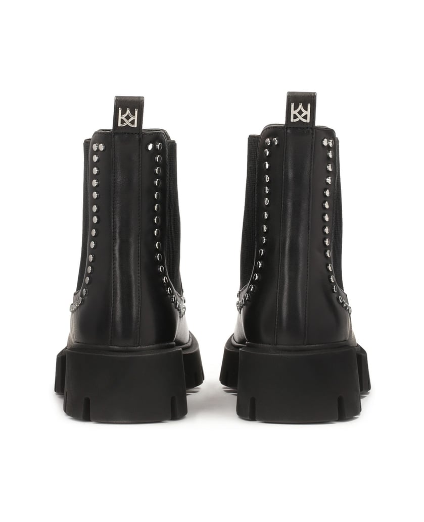 Kazar-Vernietete-Chelsea-Stiefel-mit-dicker-So-schwarz