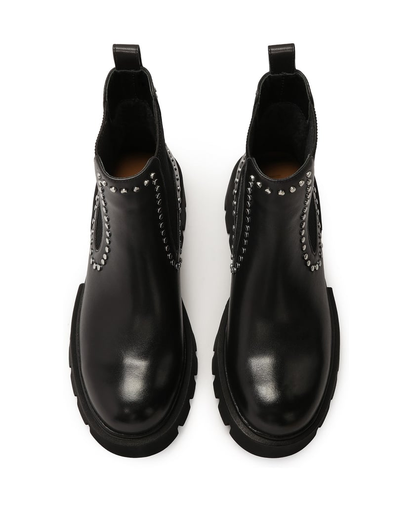 Kazar-Vernietete-Chelsea-Stiefel-mit-dicker-So-schwarz