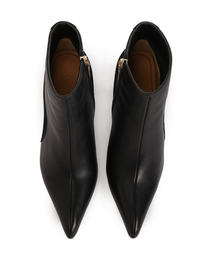 Kazar-Suede-and-smooth-leather-boots-černá