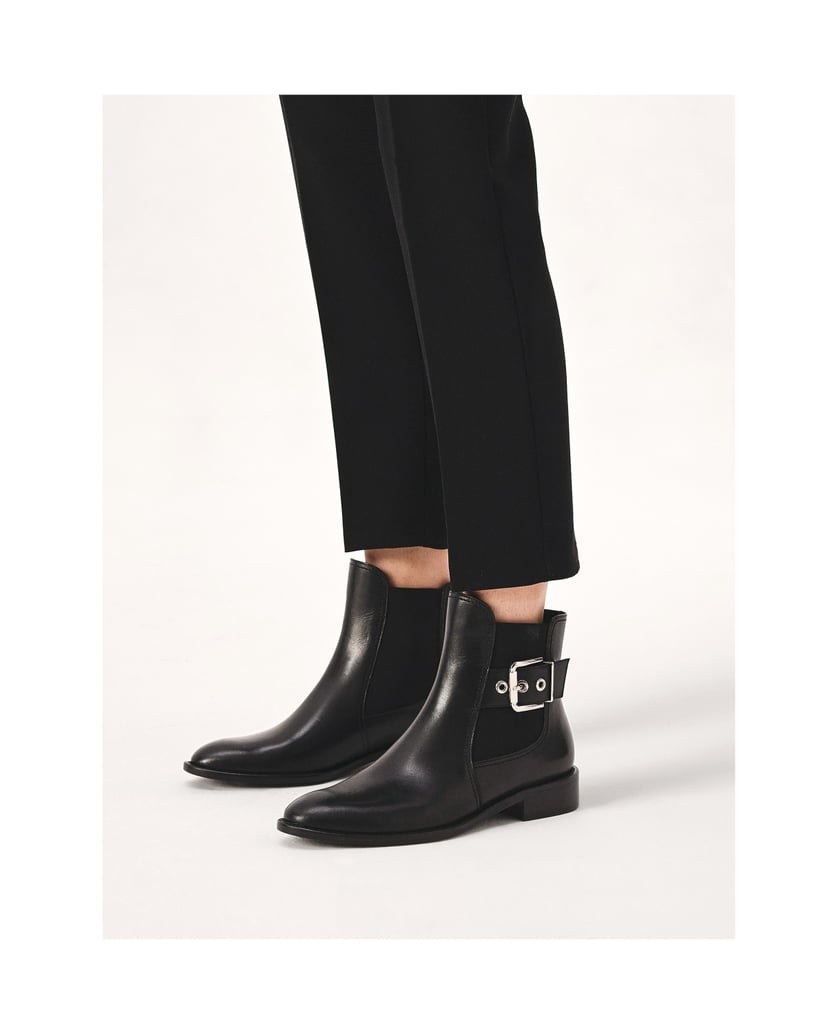 Kazar-Chelsea-Stiefel-aus-Leder-schwarz