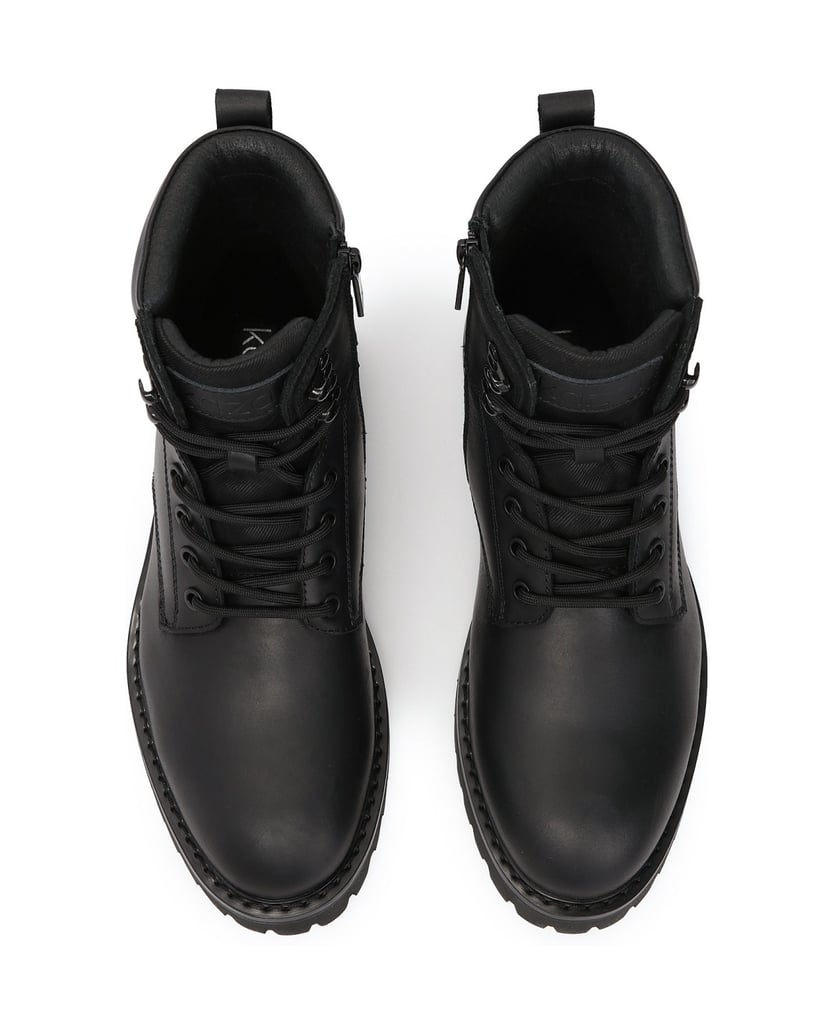 Kazar-Schwarze-wasserdichte-Lederstiefel-schwarz