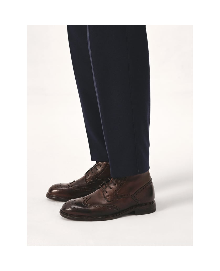 Kazar-Schnürstiefel-mit-Ledersohle-braun