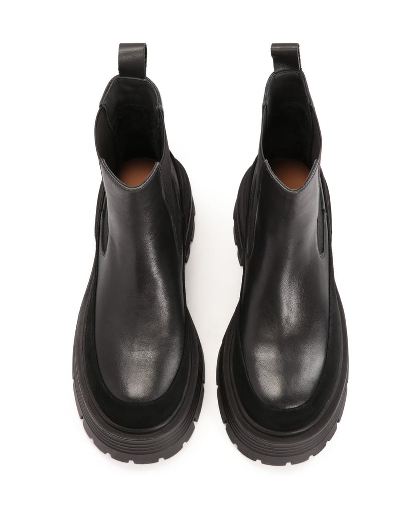 Kazar-Schwarze-Chelsea-Stiefel-auf-erhöhter-So-schwarz