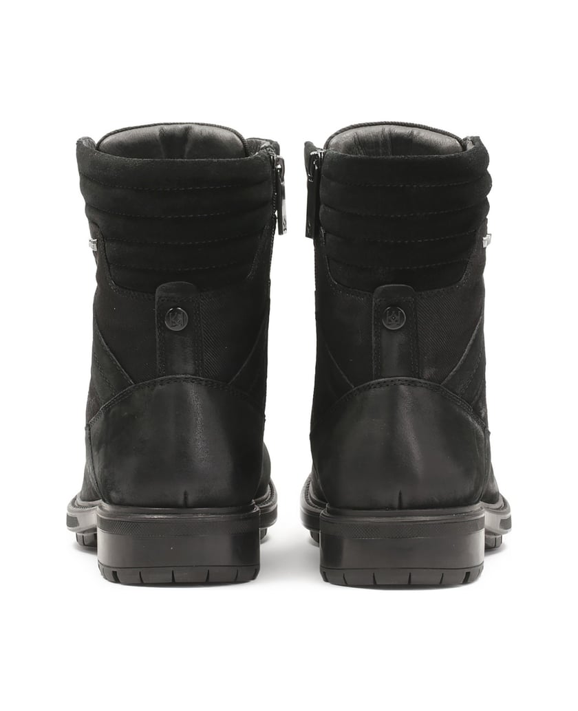 Kazar-Hohe-Stiefel-aus-Wildleder-und-Nubuk-schwarz