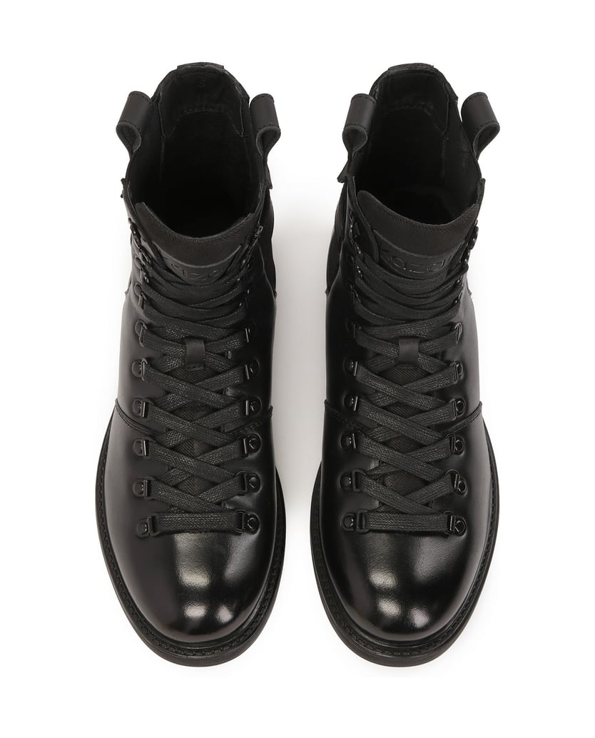 Kazar-Schnürstiefel-aus-Leder-für-Männer-schwarz