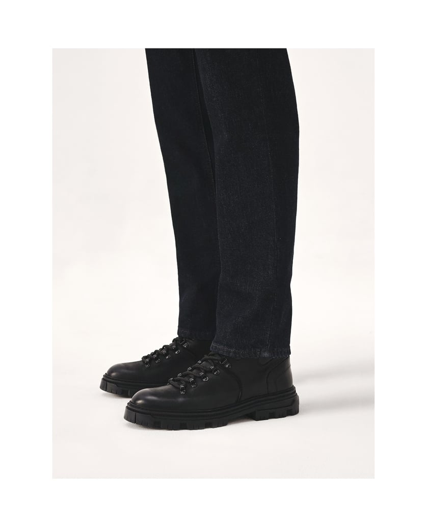 Kazar-Schwarze-Stiefel-mit-mattem-Finish-schwarz