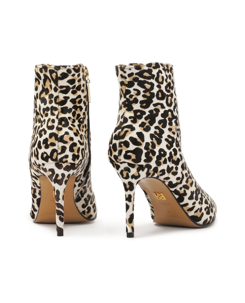 Kazar-Fleckige-Lederstiefel-mit-Naturhaar-multicolor