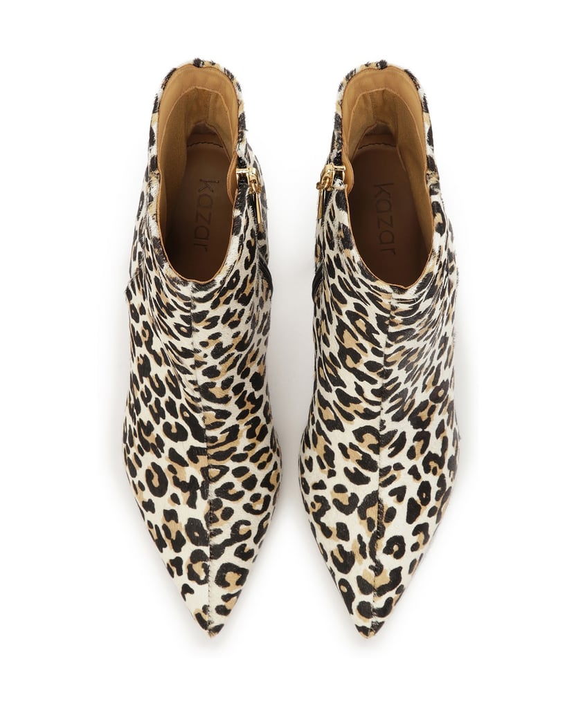 Kazar-Fleckige-Lederstiefel-mit-Naturhaar-multicolor