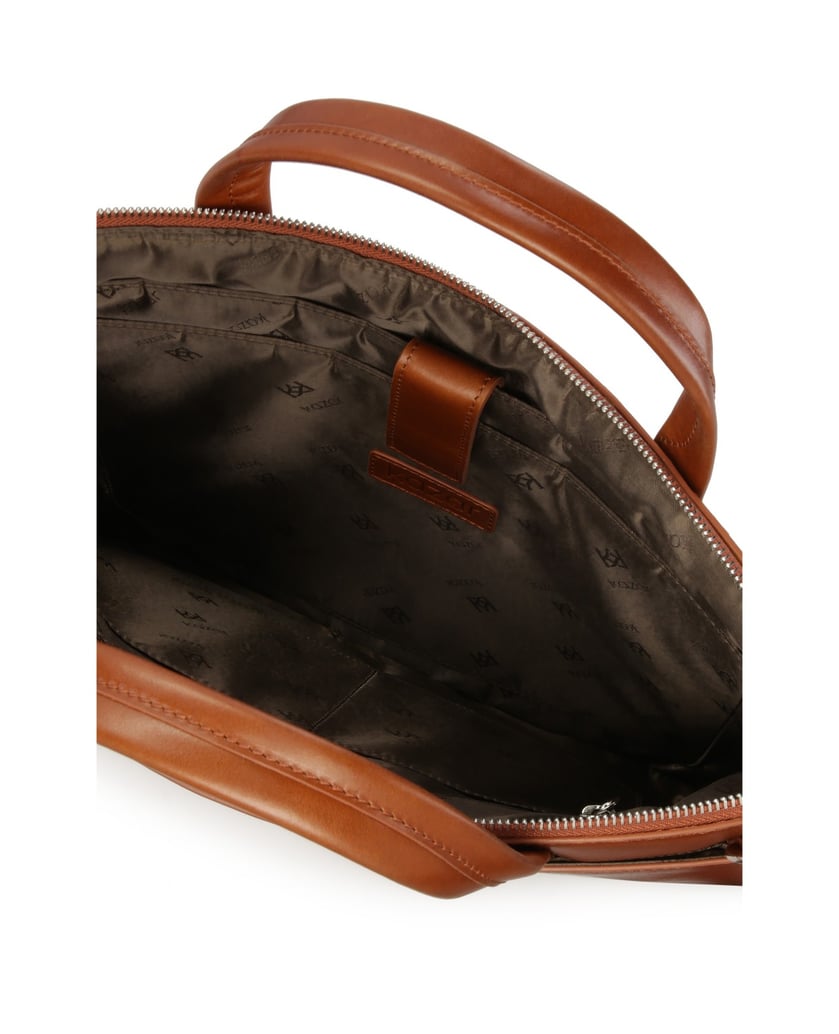 Kazar-Laptop--und-Dokumententasche-aus-braunem