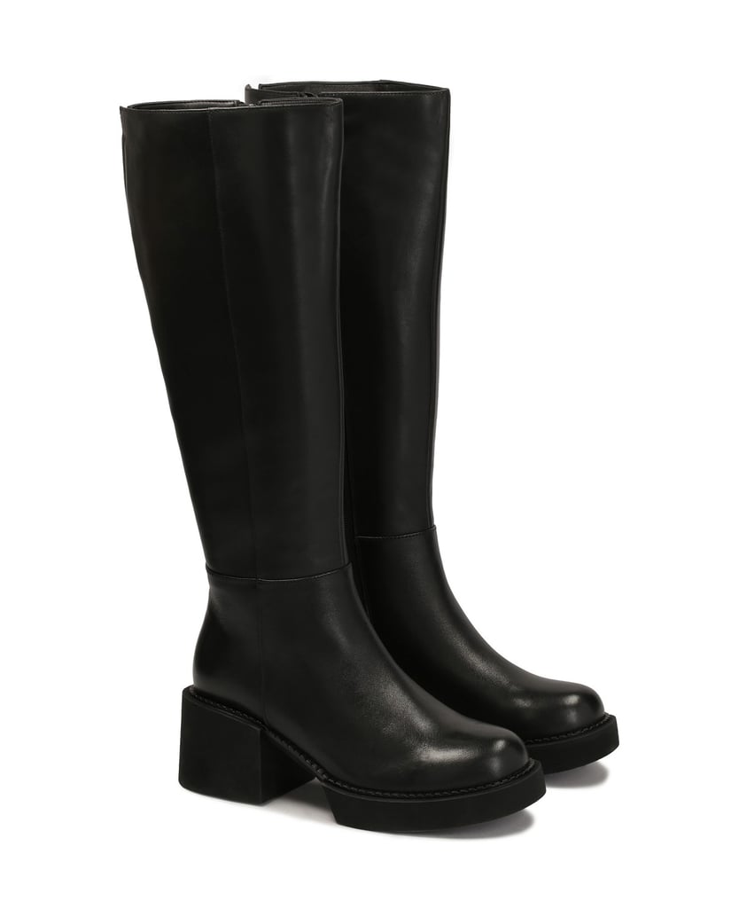 Kazar-Schwarze-hohe-Damenstiefel-schwarz