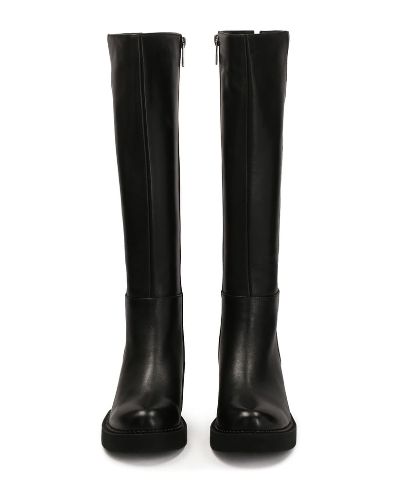 Kazar-Schwarze-hohe-Damenstiefel-schwarz