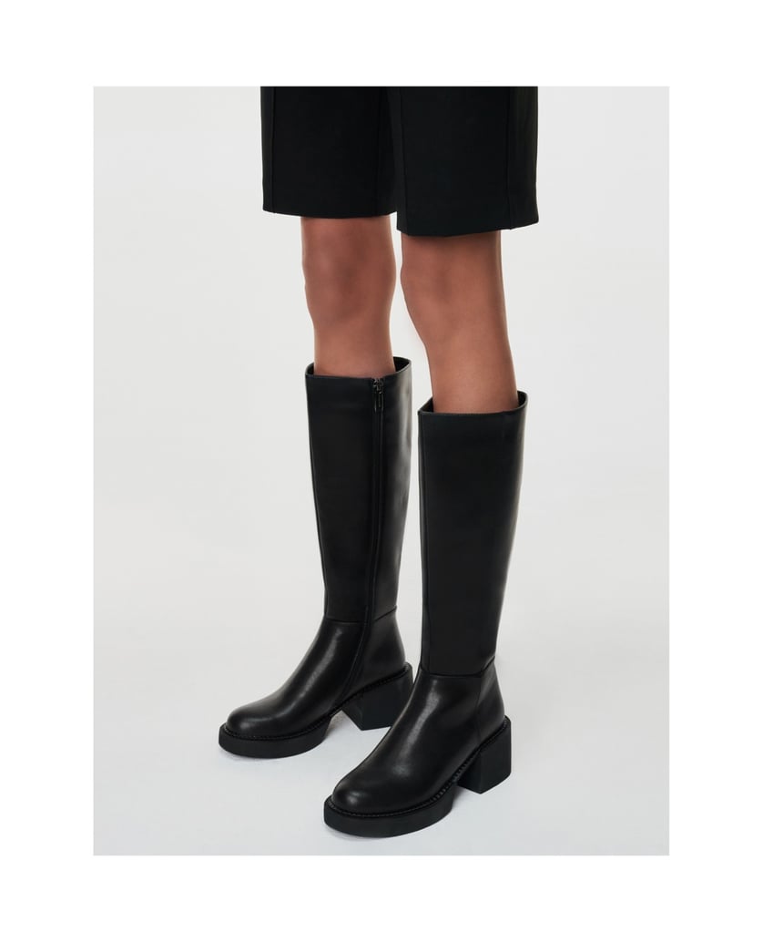 Kazar-Schwarze-hohe-Damenstiefel-schwarz