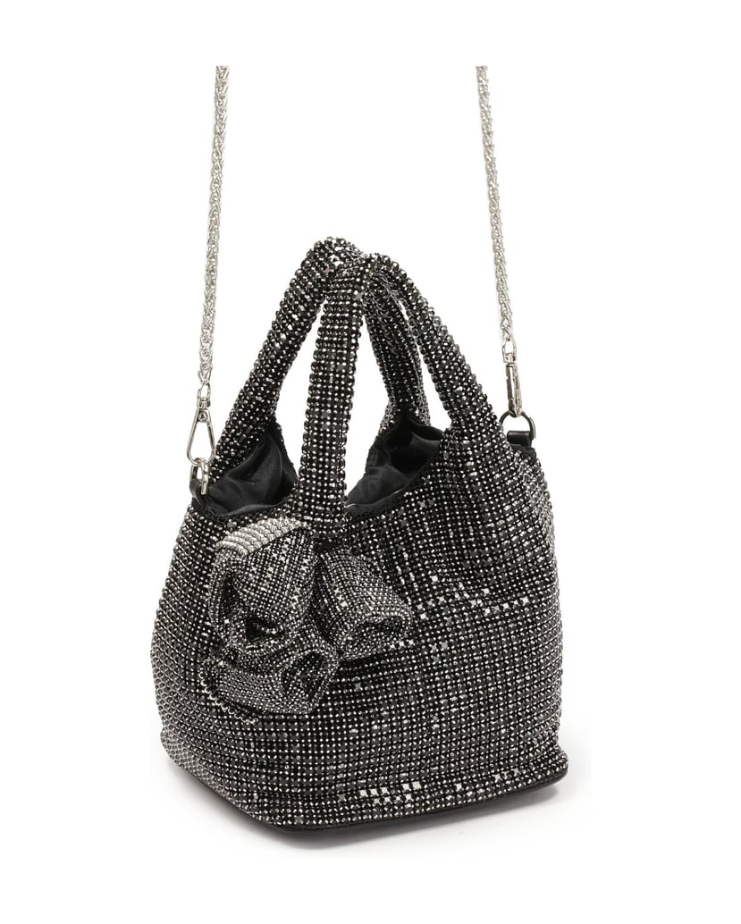 Kazar-Evening-handbag-with-zircons-černá