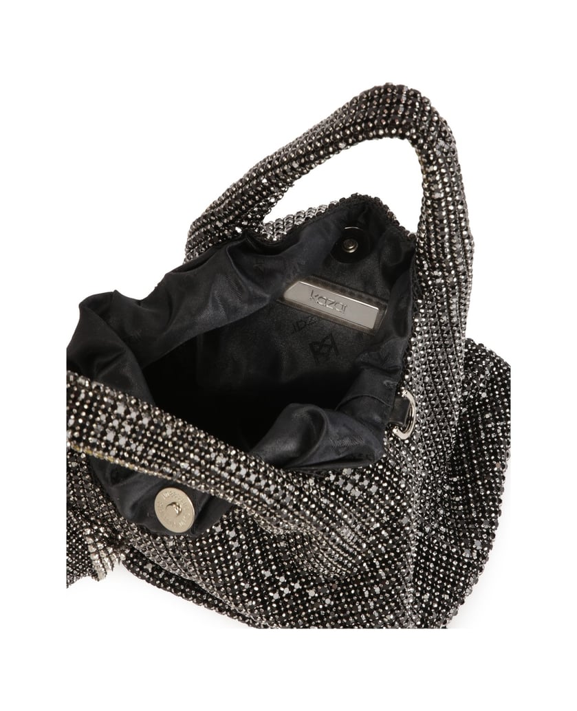 Kazar-Evening-handbag-with-zircons-černá