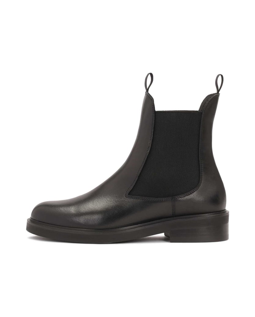 Kazar-Leather-slip-on-boots-černá