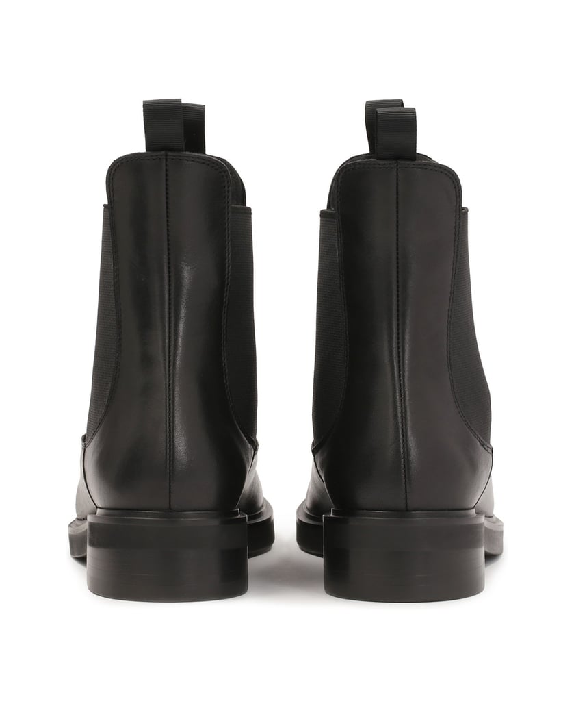 Kazar-Leather-slip-on-boots-černá