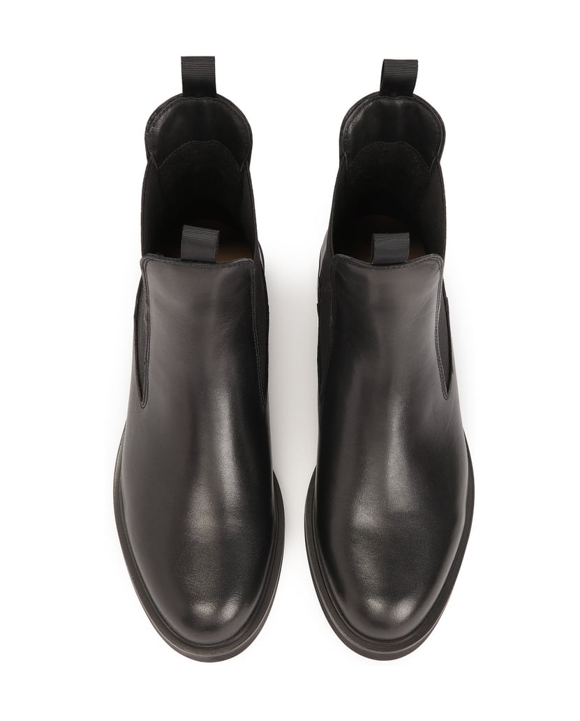 Kazar-Leather-slip-on-boots-černá