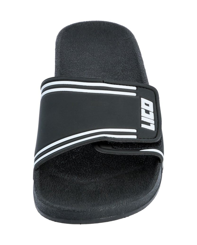 Lico-Badepantolette-Coast-V-schwarz