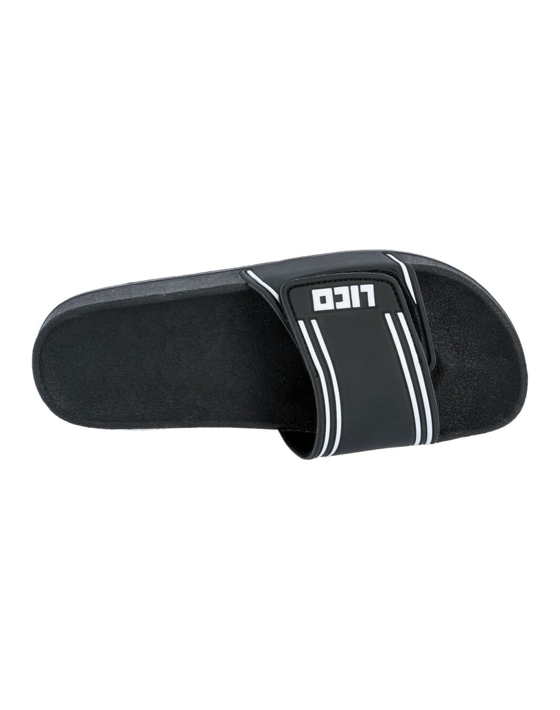 Lico-Badepantolette-Coast-V-schwarz