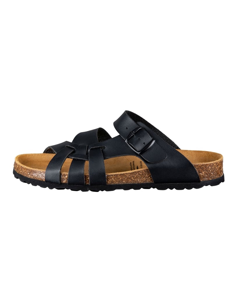 Lico-Pantolette-Bioline-Flora-schwarz