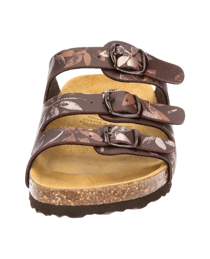 Lico-Pantolette-Bioline-Leave-braun