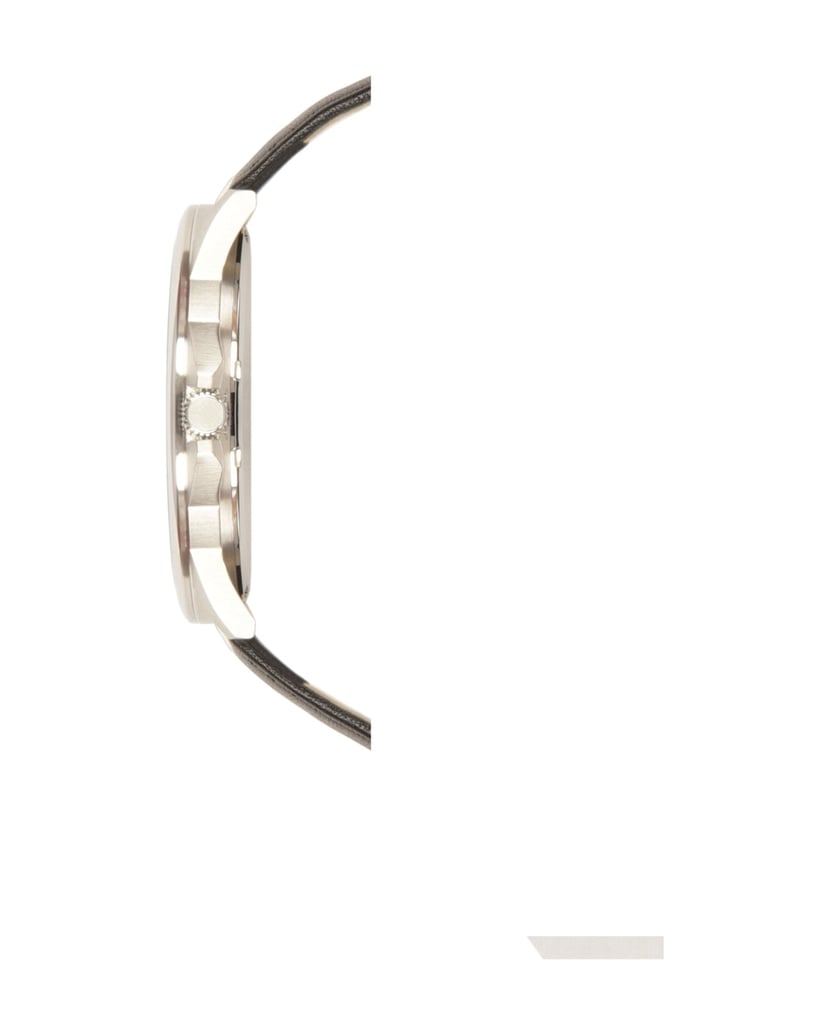 Kazar-Zeitlose-Uhr-mit-schwarzem-Lederarmband-schwarz