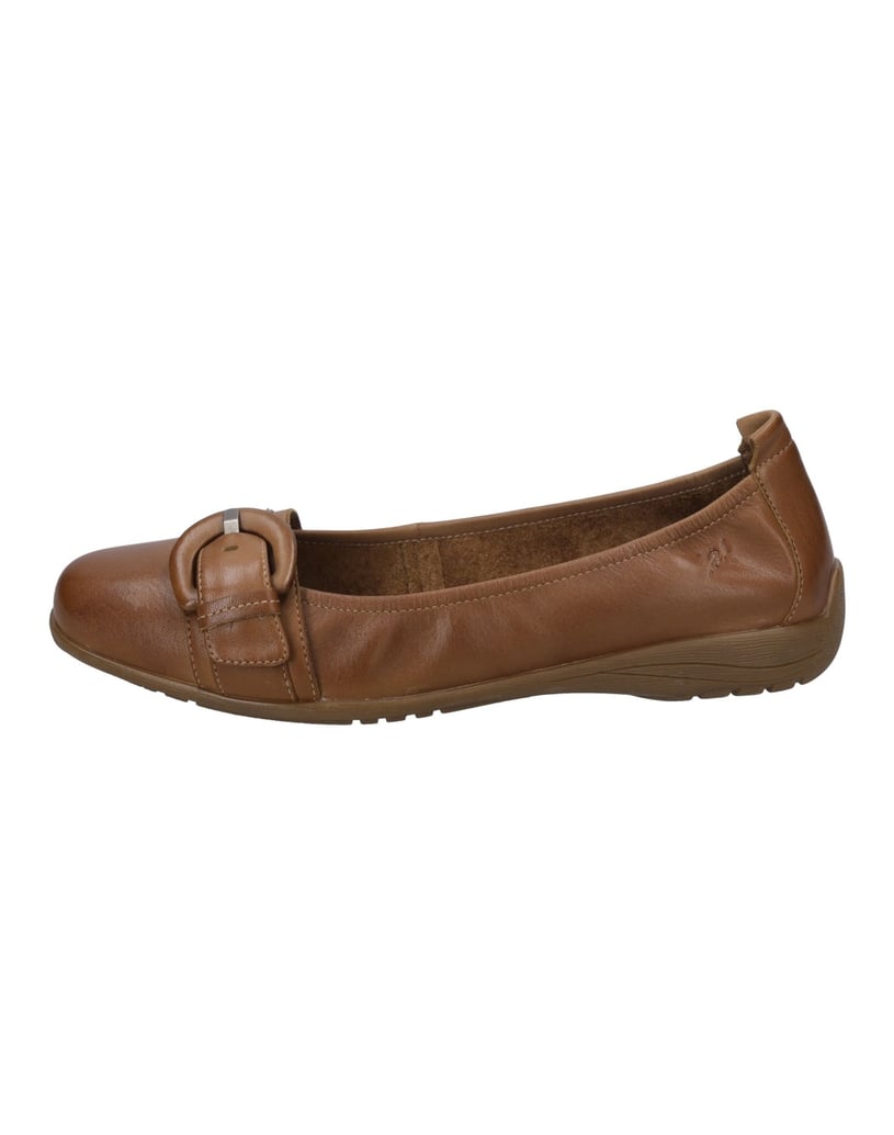JOSEF-SEIBEL-Damen-Ballerina-Fenja-23,-camel-cognac