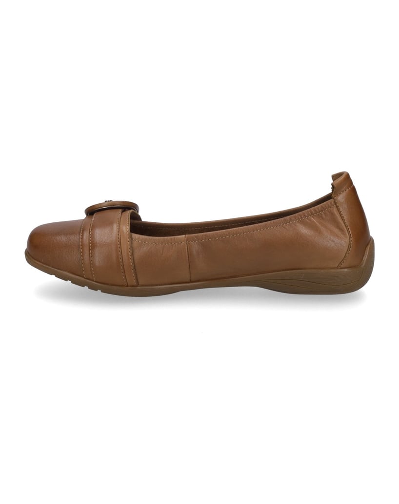 JOSEF-SEIBEL-Damen-Ballerina-Fenja-23,-camel-cognac