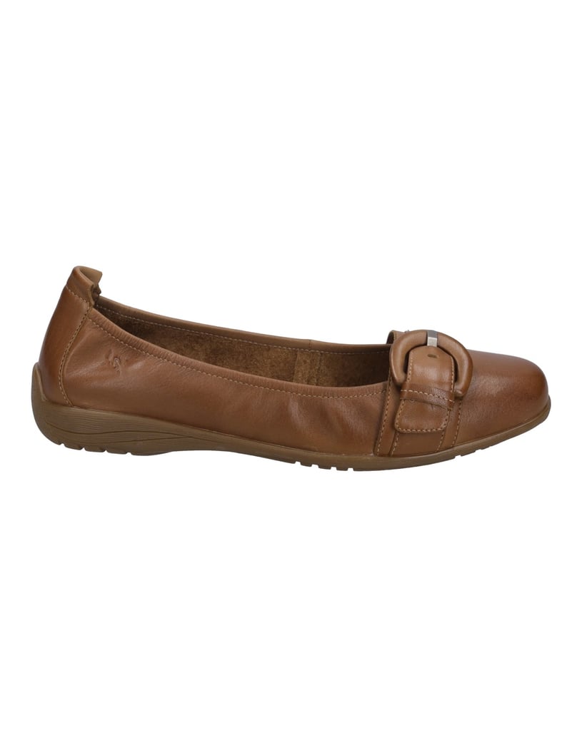 JOSEF-SEIBEL-Damen-Ballerina-Fenja-23,-camel-cognac