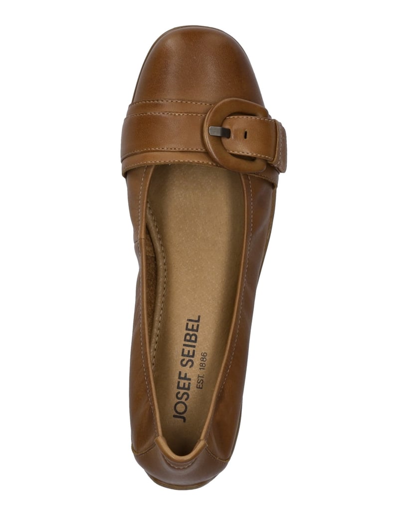JOSEF-SEIBEL-Damen-Ballerina-Fenja-23,-camel-cognac