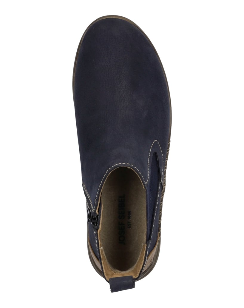 JOSEF-SEIBEL-Damen-Stiefelette-Conny-57,-ocean-kombi-blau