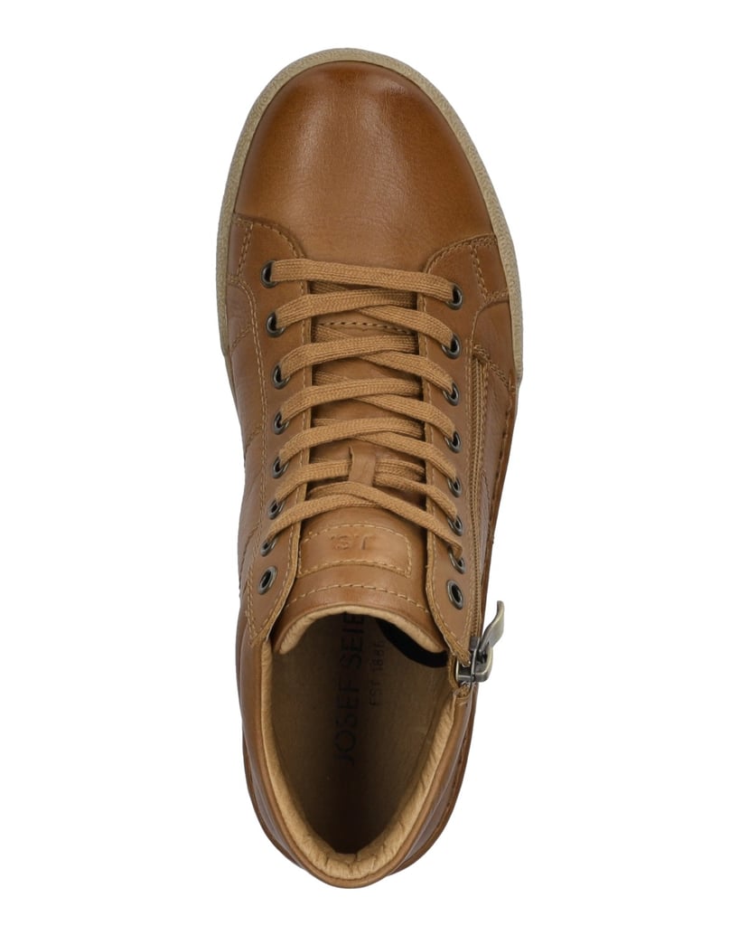 JOSEF-SEIBEL-Damen-Sneaker-Claire-11,-camel-cognac