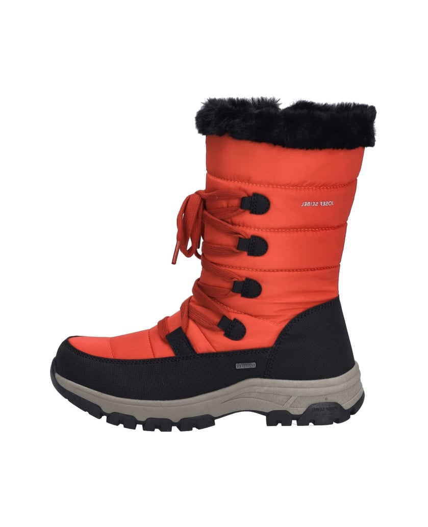 JOSEF-SEIBEL-Damen-Stiefel-Davos-51,-schwarz-rot-schwarz