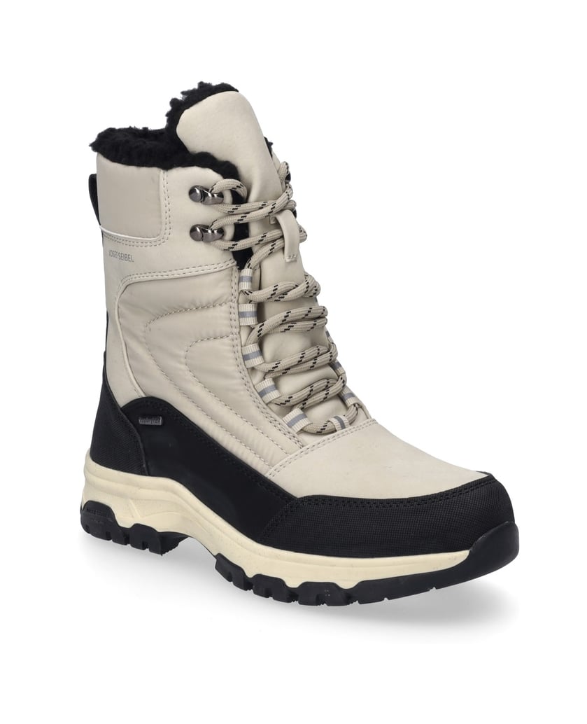 JOSEF-SEIBEL-Damen-Stiefel-Davos-52,-schwarz-offwhite-multicolor