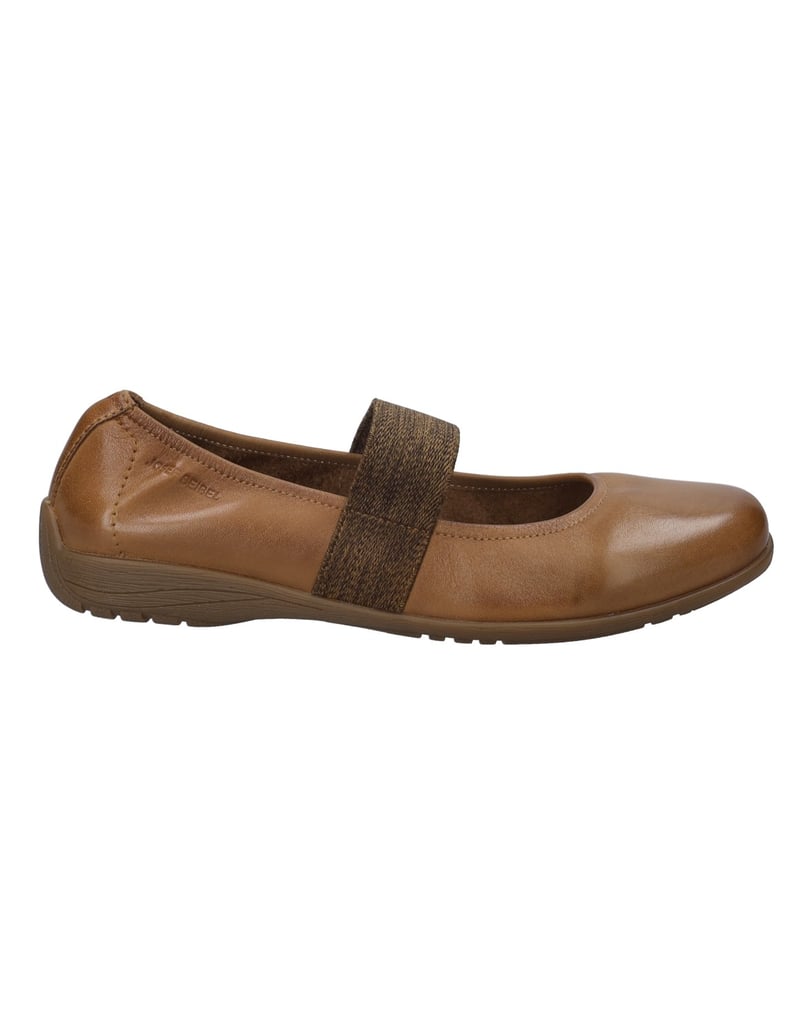 JOSEF-SEIBEL-Damen-Ballerina-Fenja-25,-camel-cognac