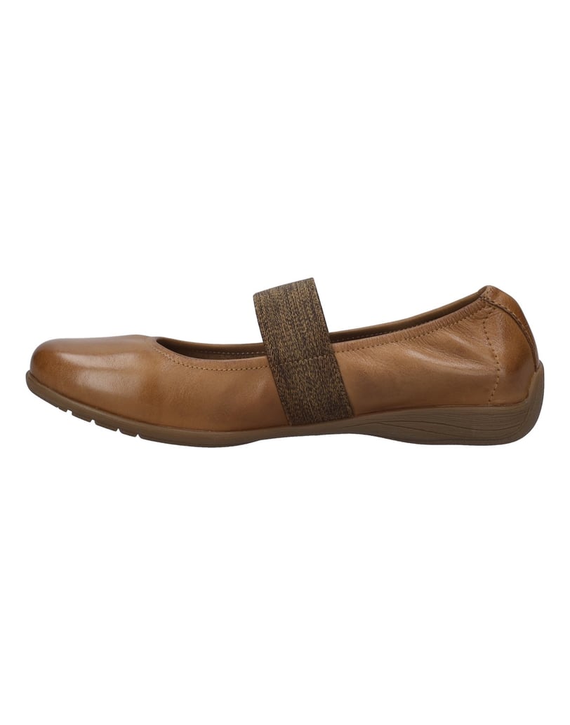 JOSEF-SEIBEL-Damen-Ballerina-Fenja-25,-camel-cognac