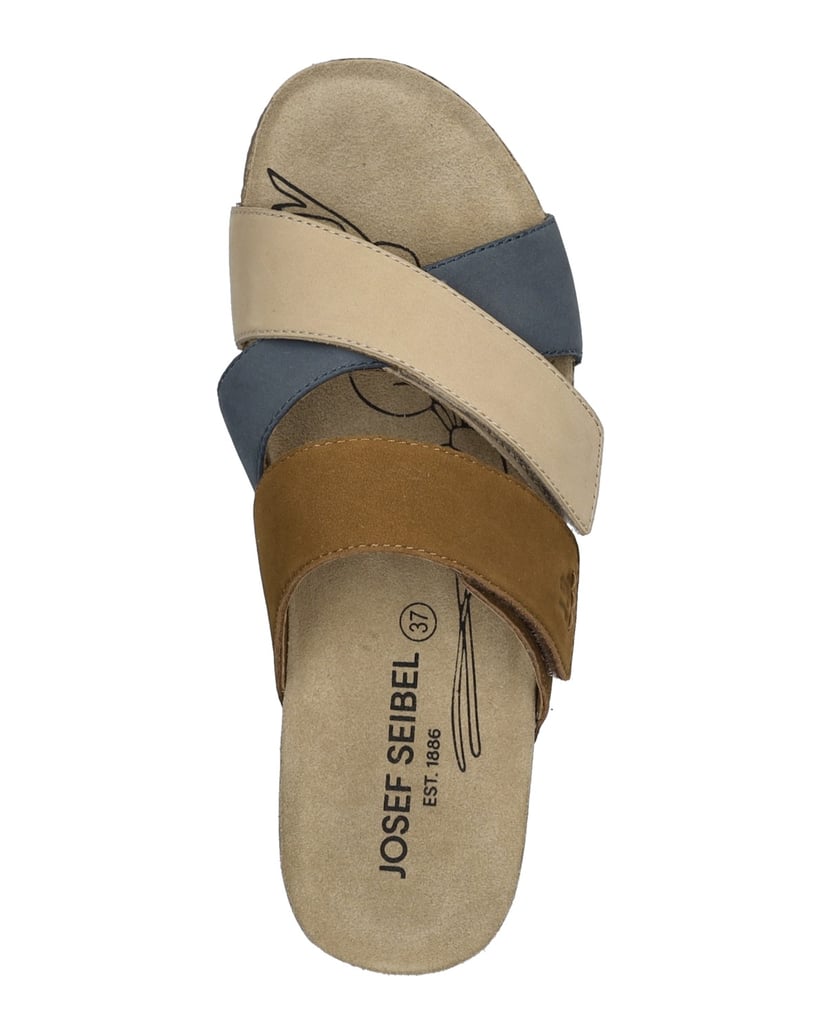 JOSEF-SEIBEL-Damen-Sandale-Tonga-84,-azur-multi-blau