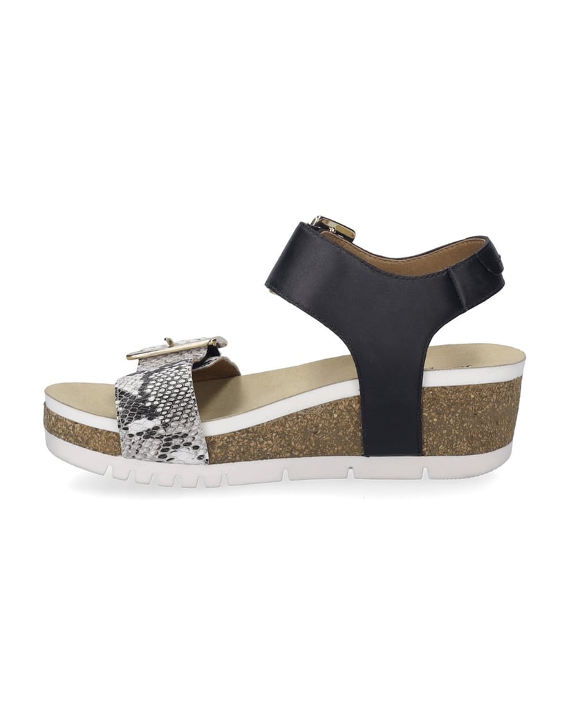 JOSEF-SEIBEL-Damen-Sandale-Quinn-02,-schwarz-kombi-schwarz