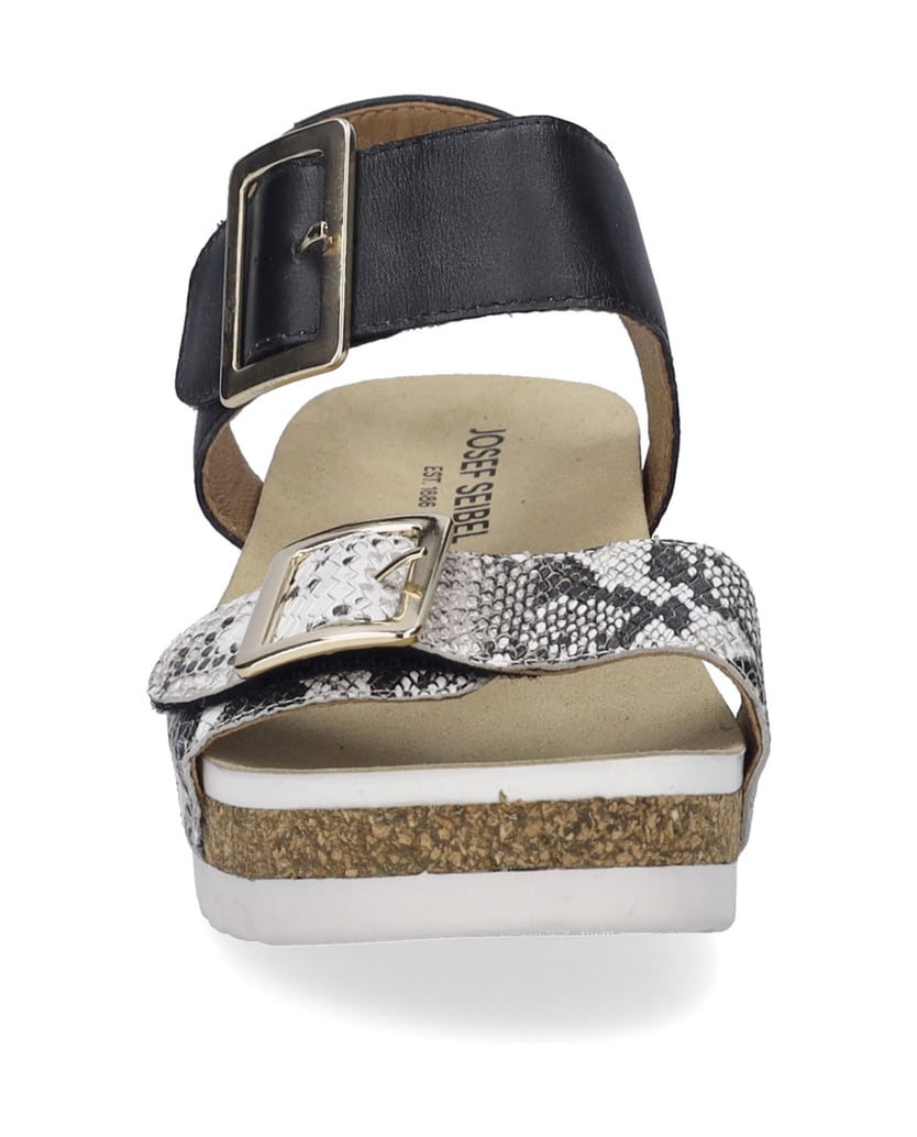 JOSEF-SEIBEL-Damen-Sandale-Quinn-02,-schwarz-kombi-schwarz