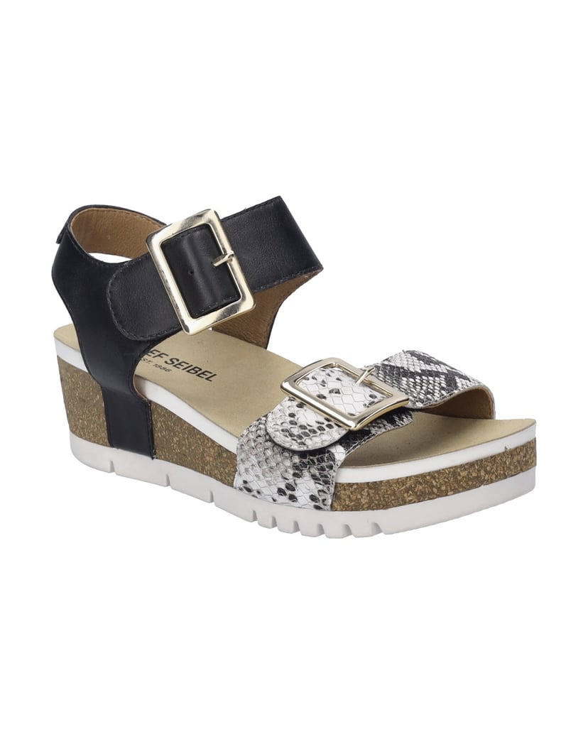 JOSEF-SEIBEL-Damen-Sandale-Quinn-02,-schwarz-kombi-schwarz