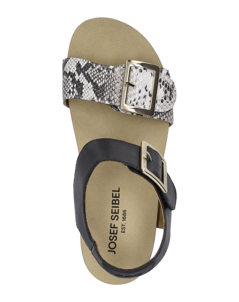 JOSEF-SEIBEL-Damen-Sandale-Quinn-02,-schwarz-kombi-schwarz