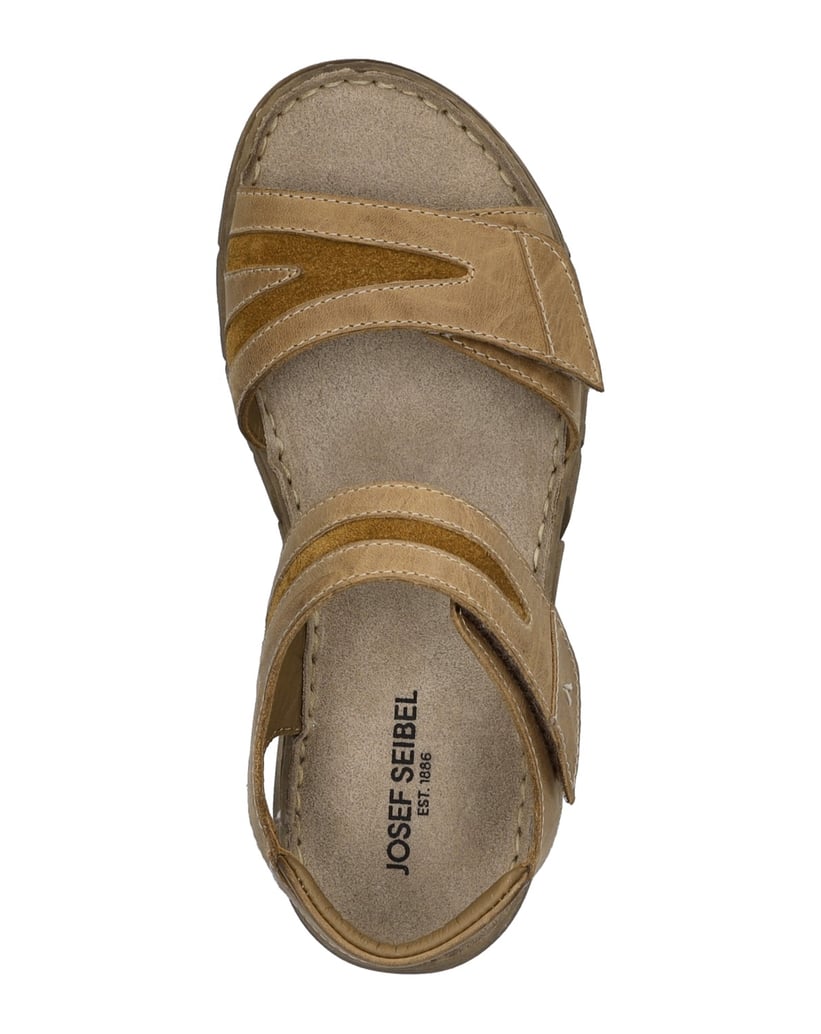 JOSEF-SEIBEL-Damen-Sandale-Brenda-08,-camel-cognac