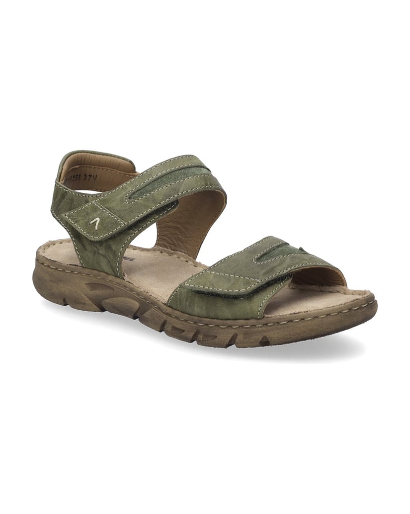 JOSEF-SEIBEL-Damen-Sandale-Brenda-08,-khaki-grün