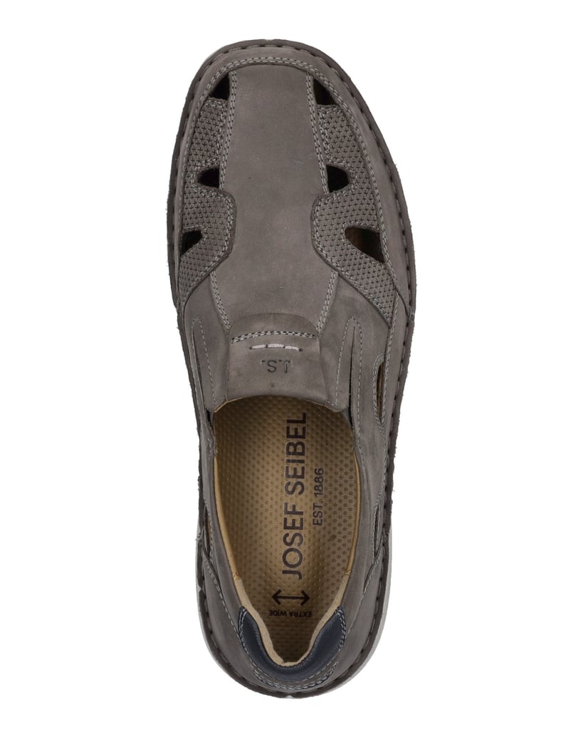 JOSEF-SEIBEL-Herren-Slipper-New-Anvers-77,-asphalt-grau