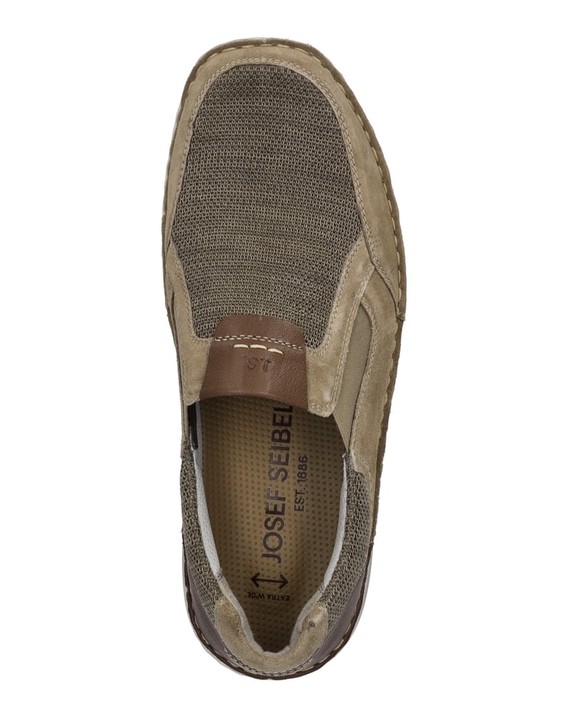 JOSEF-SEIBEL-Herren-Slipper-New-Anvers-78,-sand-kombi-beige