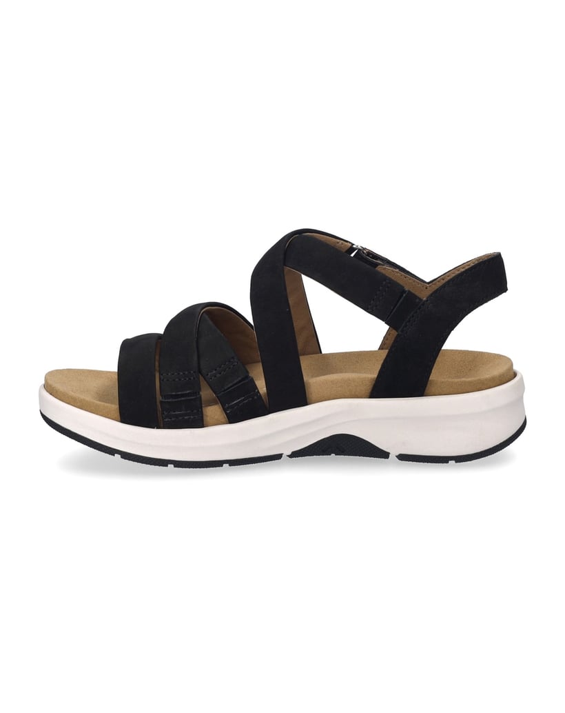 JOSEF-SEIBEL-Damen-Sandale-Estelle-07,-schwarz-schwarz