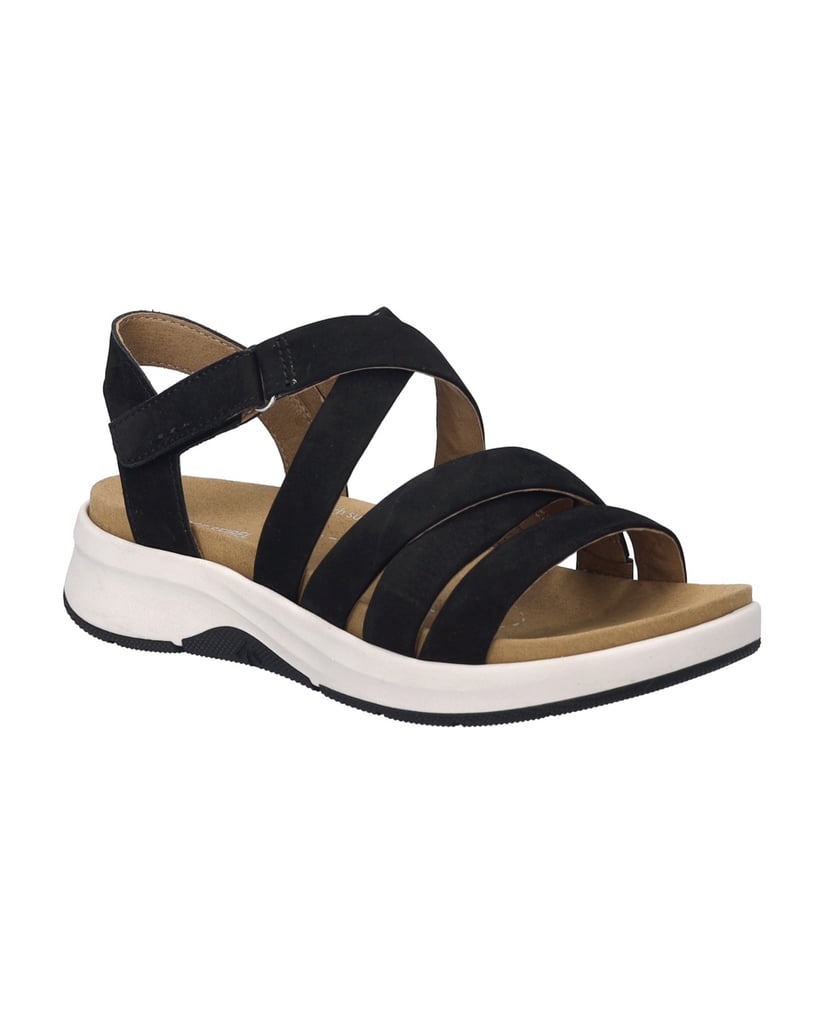 JOSEF-SEIBEL-Damen-Sandale-Estelle-07,-schwarz-schwarz